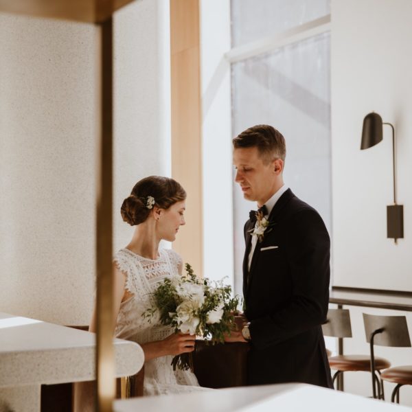 Katrine + Matt - Crew Café Wedding